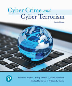 Cyber Crime and Cyber Terrorism 4th Edition - Original PDF