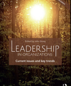 Leadership in Organizations: Current Issues and Key Trends 3rd Edition - Original PDF