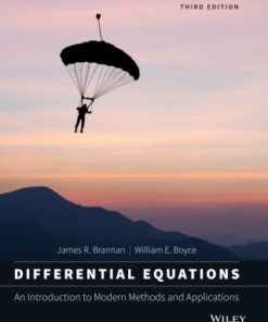 Differential Equations: An Introduction to Modern Methods and Applications 3rd Edition - Original PDF