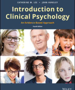 Introduction to Clinical Psychology 4th Edition - Original PDF