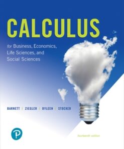 Calculus for Business, Economics, Life Sciences, and Social Sciences 14th Edition - Original PDF