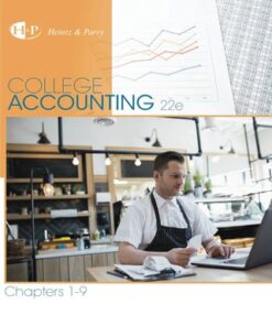 College Accounting, Chapters 1-9 22nd Edition - Original PDF