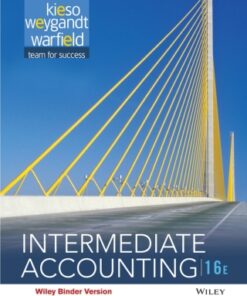 Intermediate Accounting 16th Edition - Original PDF