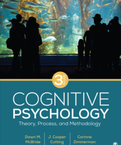 Cognitive Psychology: Theory, Process, and Methodology 3rd Edition - Original PDF