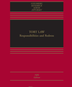 Tort Law: Responsibilities and Redress 5th Edition - Original PDF