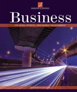 Business: Its Legal, Ethical, and Global Environment 11th Edition - Original PDF