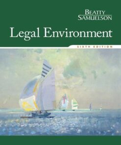 Legal Environment 6th Edition - Original PDF