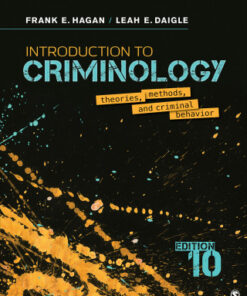 Introduction to Criminology: Theories, Methods, and Criminal Behavior Interactive Edition 10th Edition - Original PDF