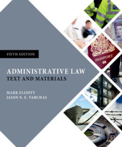 Administrative Law: Text and Materials 5th Edition - Original PDF