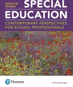 Special Education: Contemporary Perspectives for School Professionals 5th Edition - Original PDF