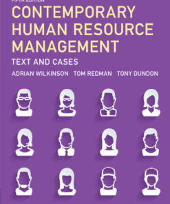 Contemporary Human Resource Management: Text and Cases 5th Edition - Original PDF