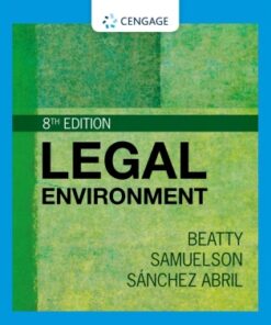 Legal Environment 8th Edition - Original PDF