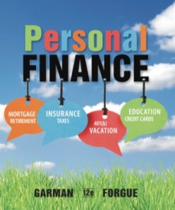 Personal Finance 12th Edition - Original PDF