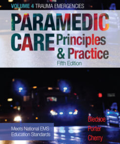 Paramedic Care: Principles & Practice, Volume 4 5th Edition - Original PDF