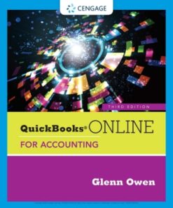 Using QuickBooks® Online for Accounting 3rd Edition - Original PDF