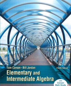 Elementary and Intermediate Algebra 4th Edition - Original PDF