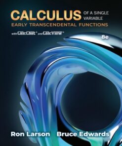 Calculus of a Single Variable: Early Transcendental Functions 8th Edition - Original PDF